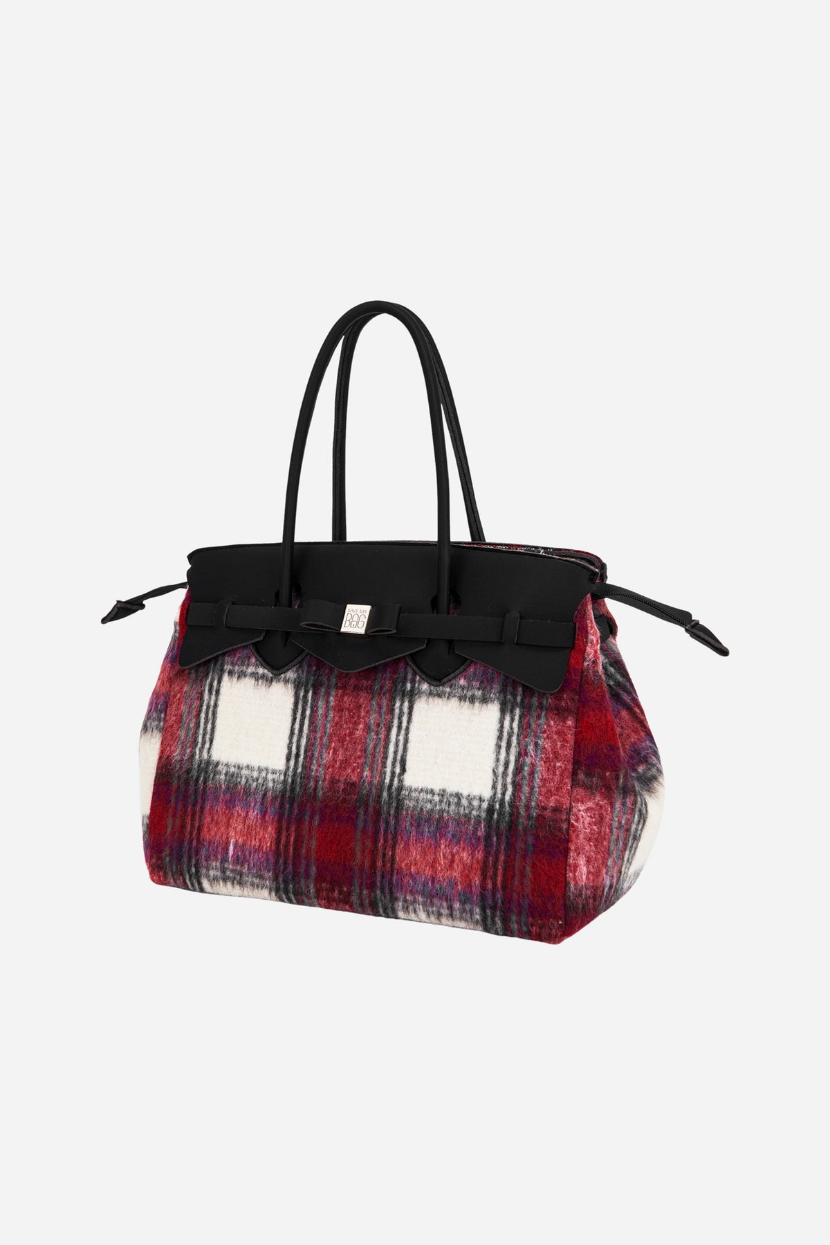 Miss Borsa shopping large in wool - Multi Black