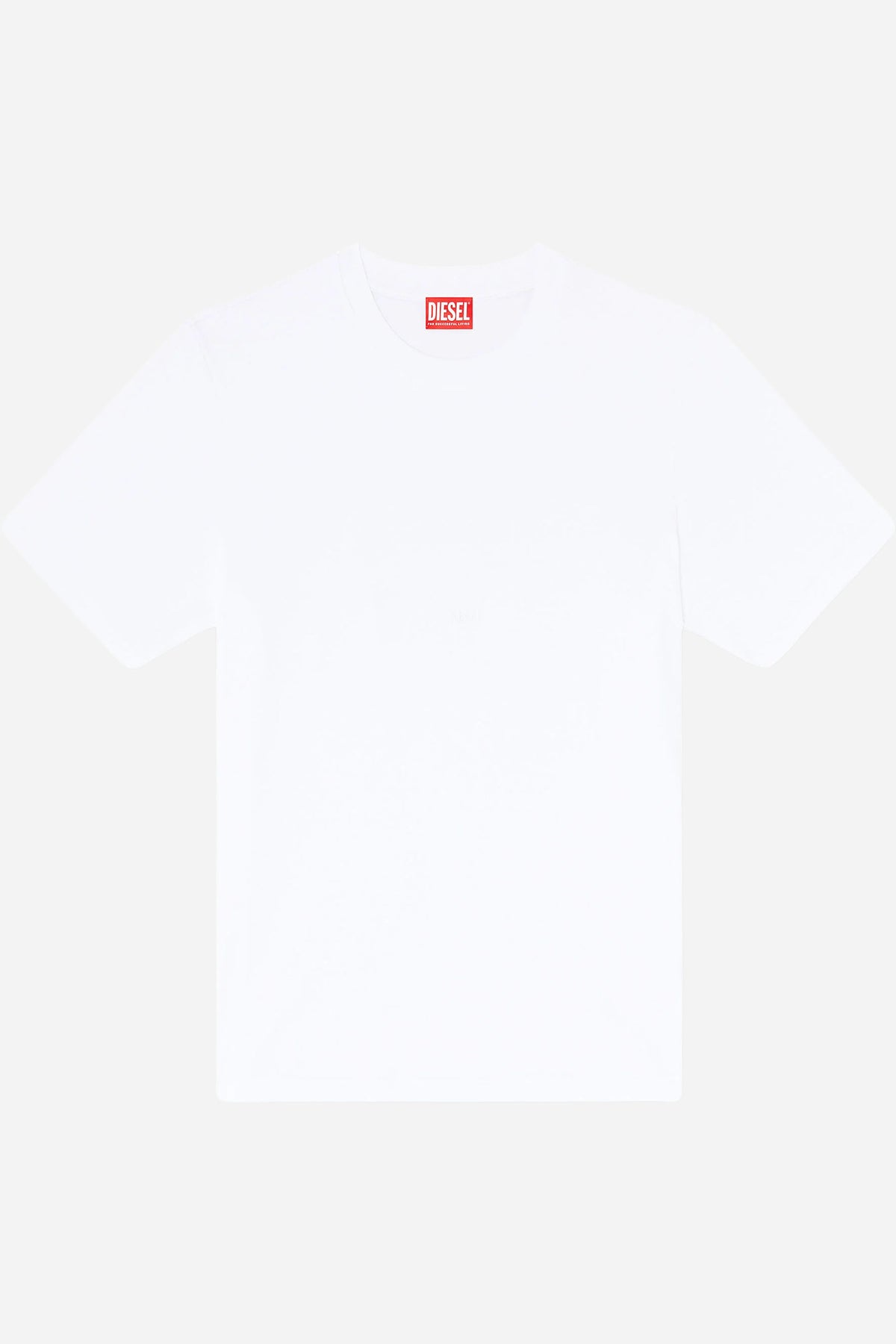 T-shirt Diesel regular fit in cotone con ricamo logo