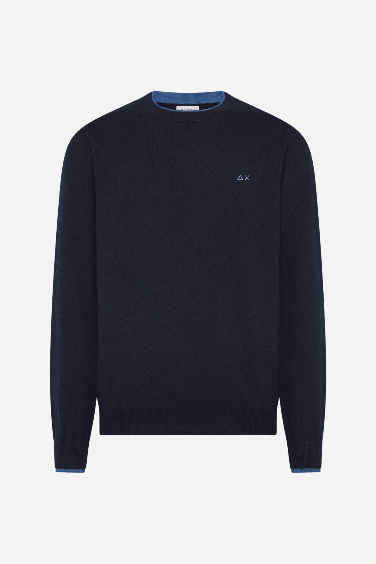 Maglia Sun68 girocollo cotone e lana