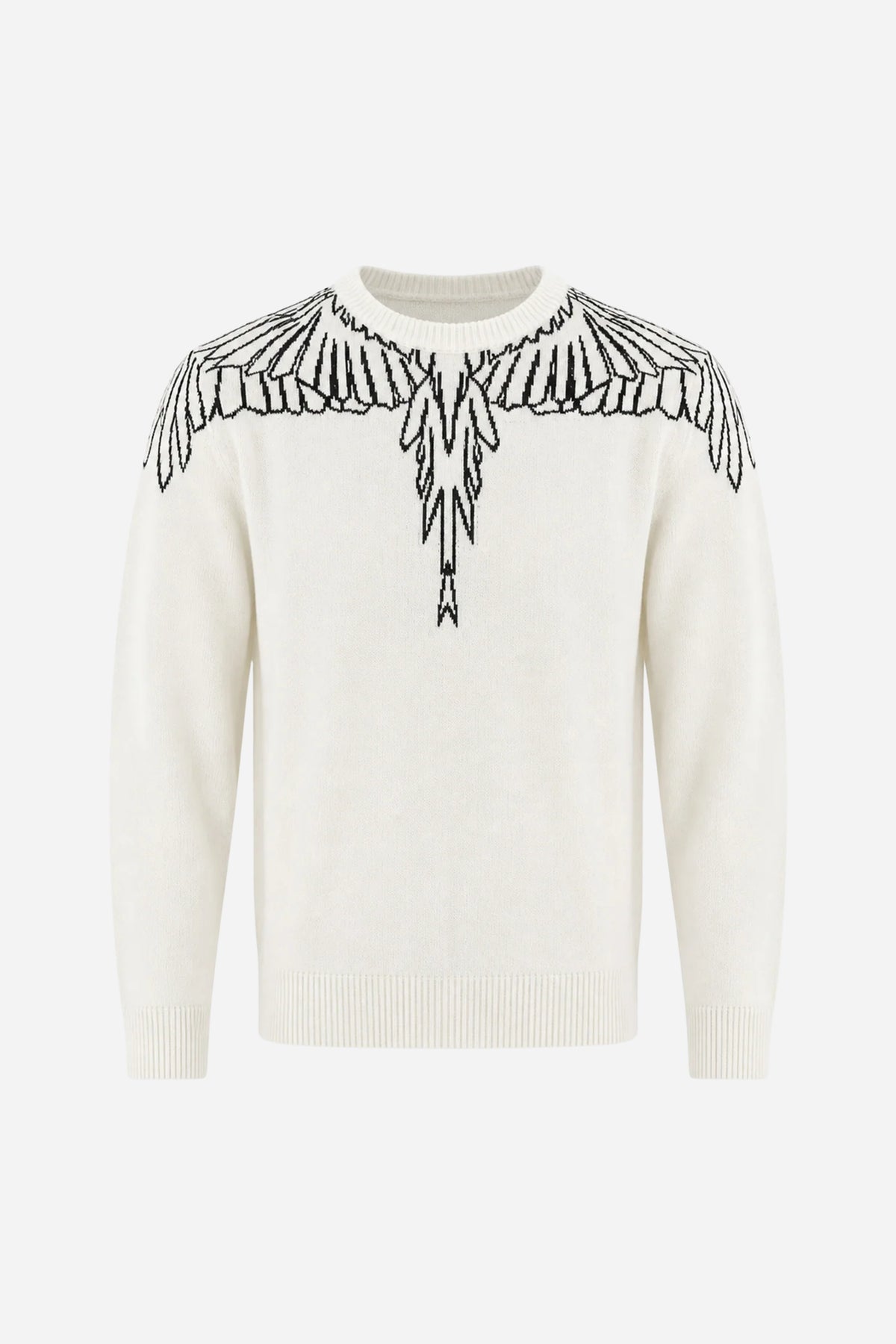 Sweater Feathers maglione girocollo uomo lana - Cocco