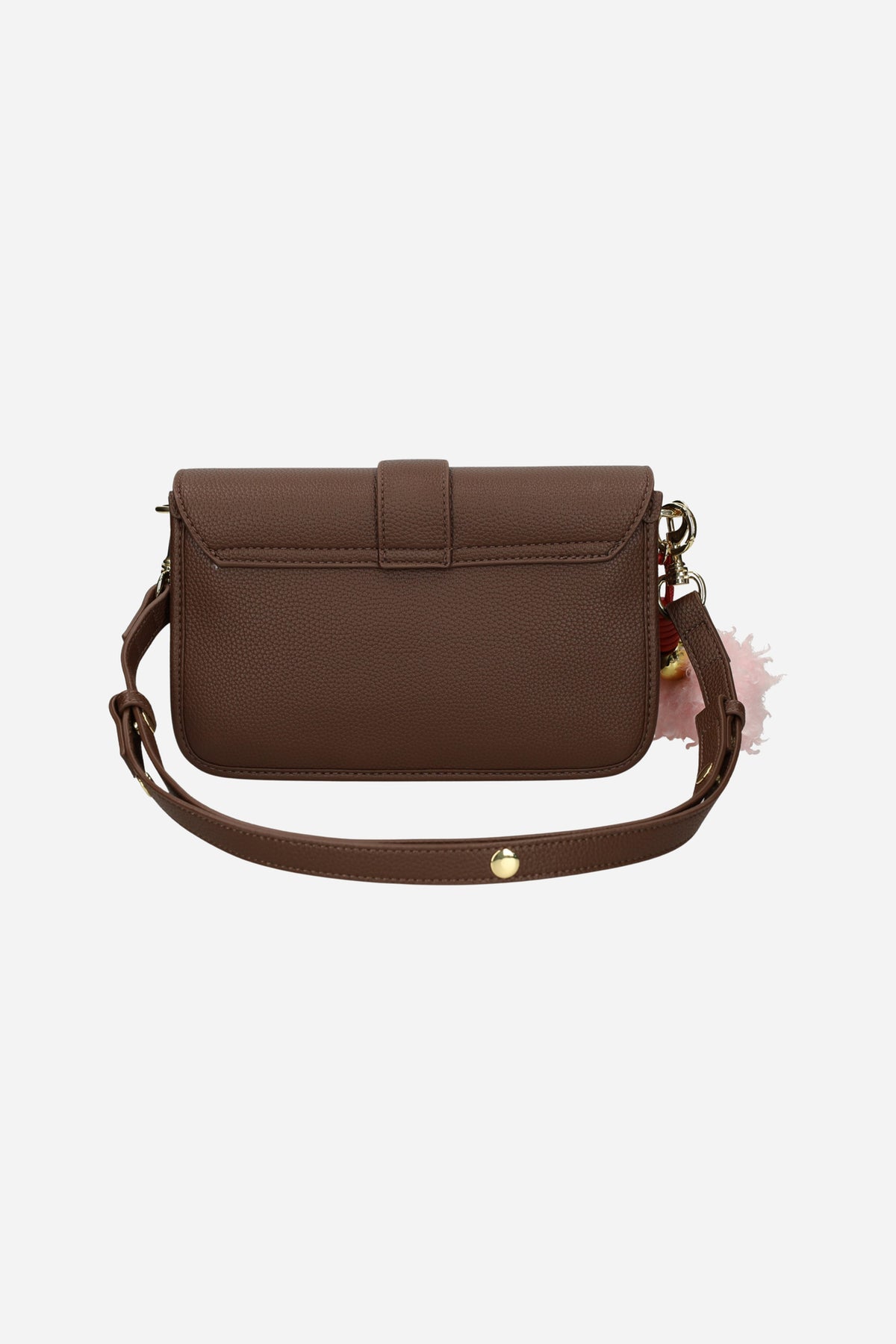 Love Moschino Borsa a tracolla in ecopelle - Cioccolato