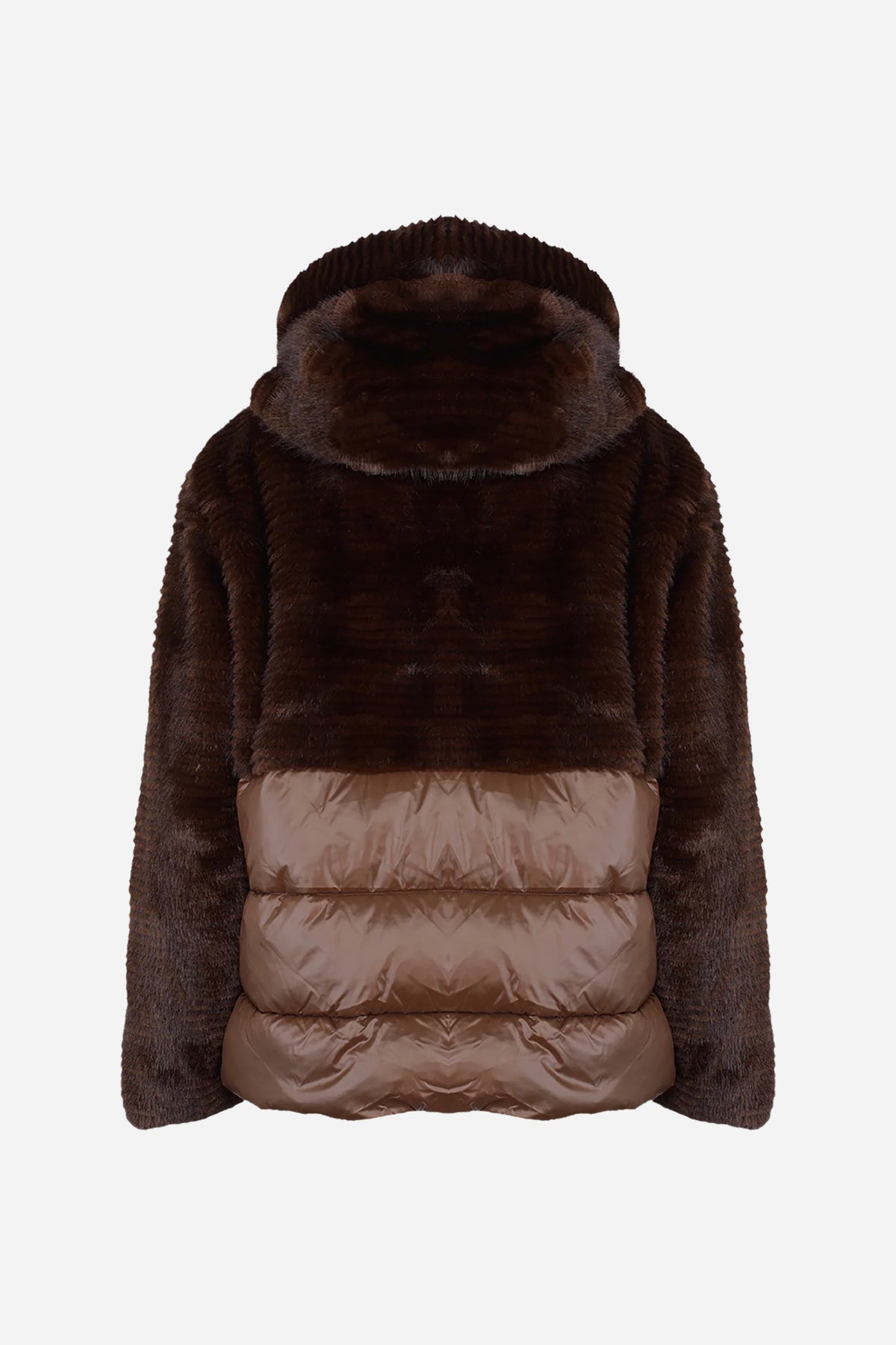 Fanevil giubbotto donna eco fur nylon