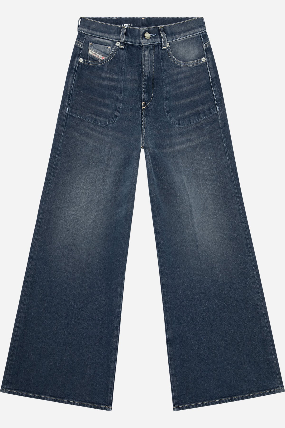 Jeans 1978 D-Akemi flare vita media Diesel
