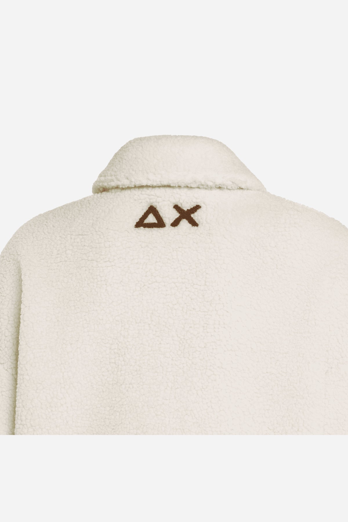 Giacca overshirt in teddy