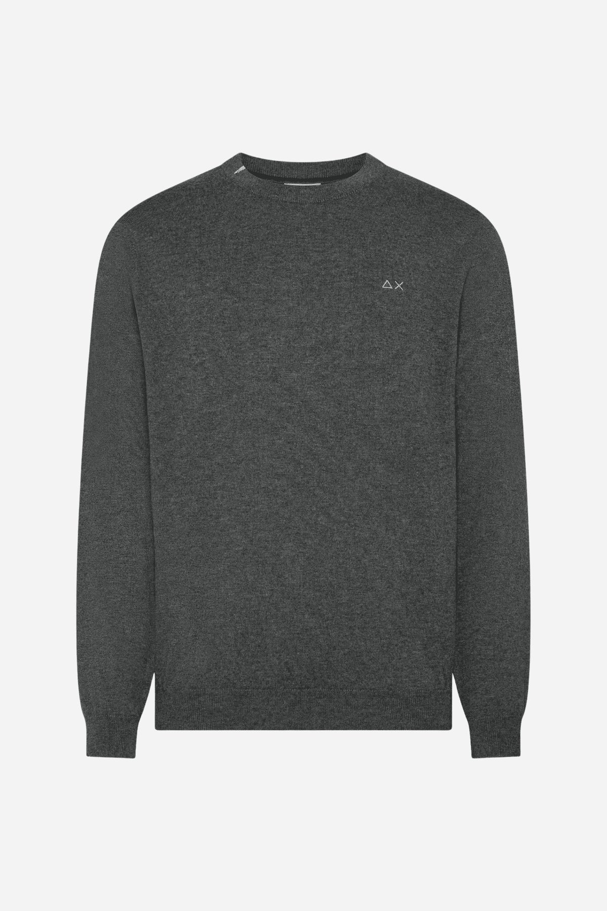 Maglia Sun68 girocollo maniche lunghe misto lana