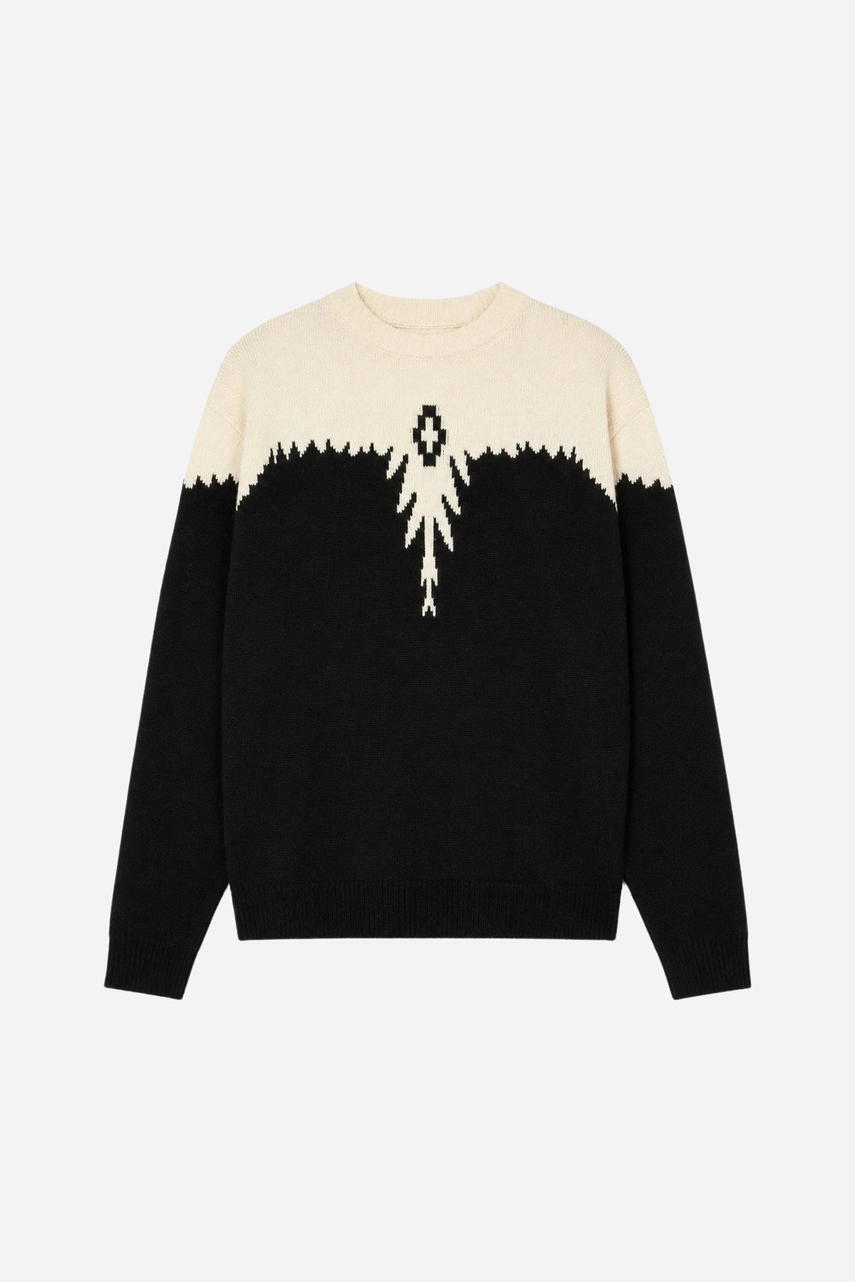 Jumper Wings maglione girocollo iconico - Nero-Bianco