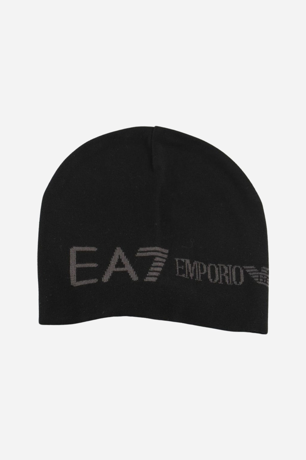 EA7 7X000913 AF11994 Cappello in acrilico - Nero-Grigio