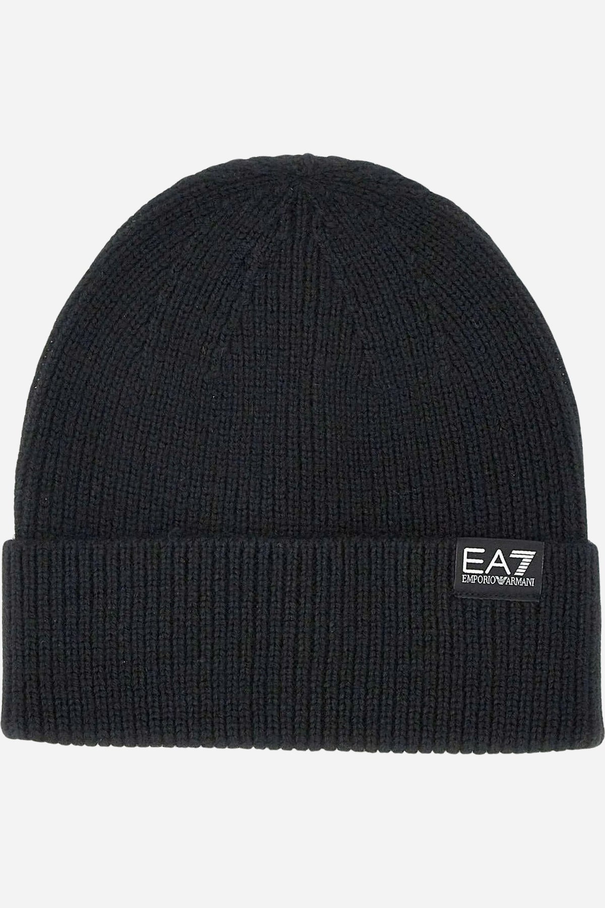 Berretto EA7 a coste patch logo