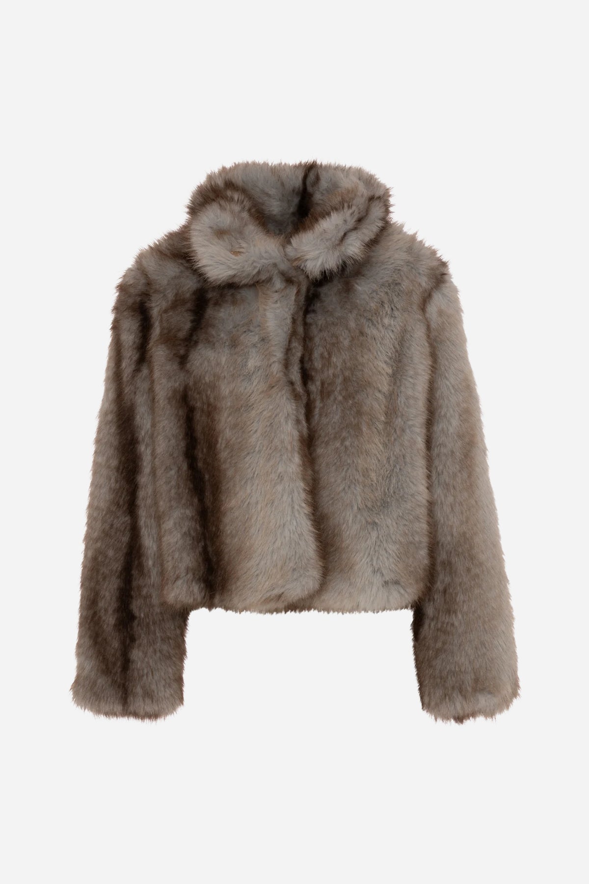 Giacca cropped finta pelliccia Fracomina