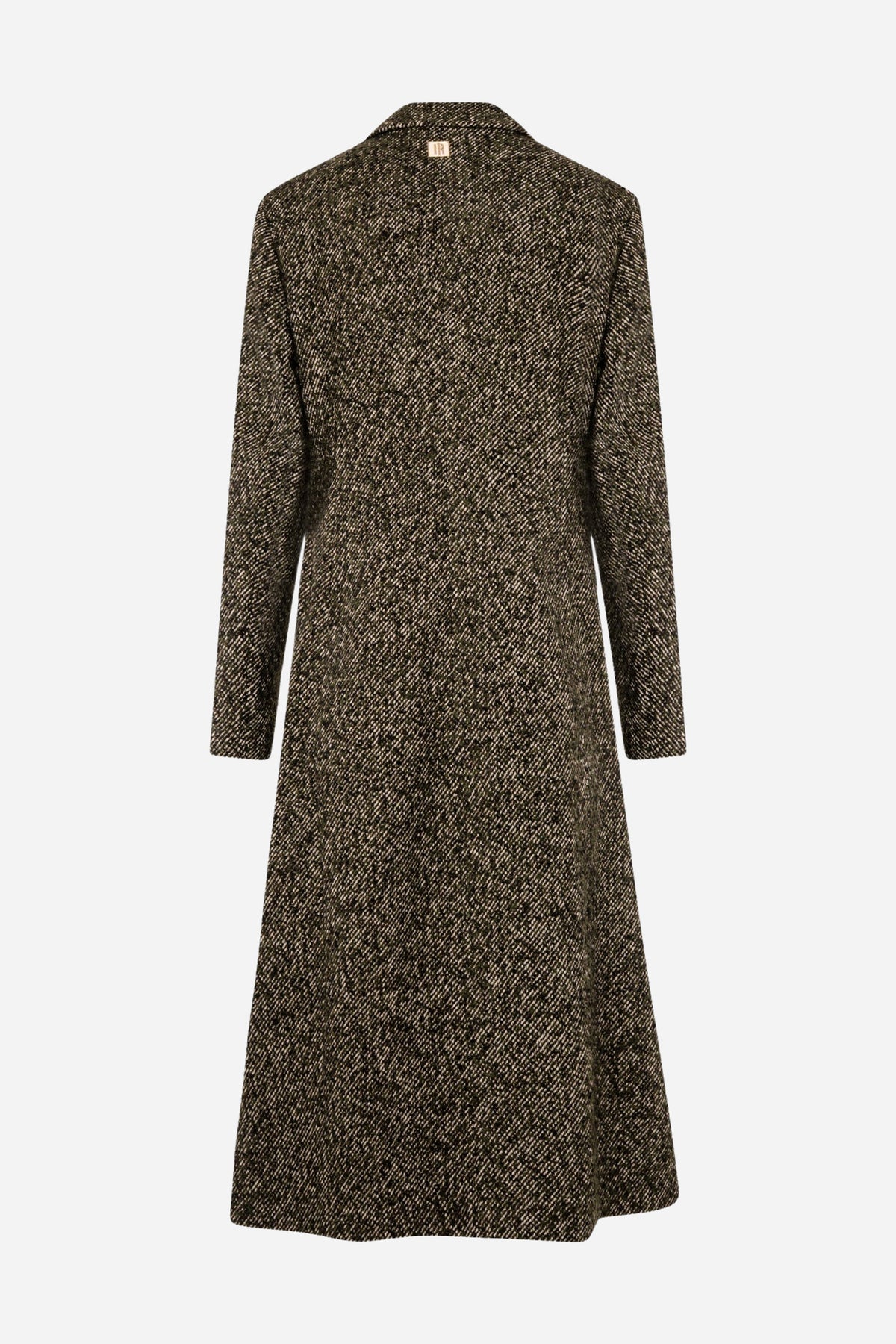 Cappotto Fracomina lungo doppiopetto in tweed