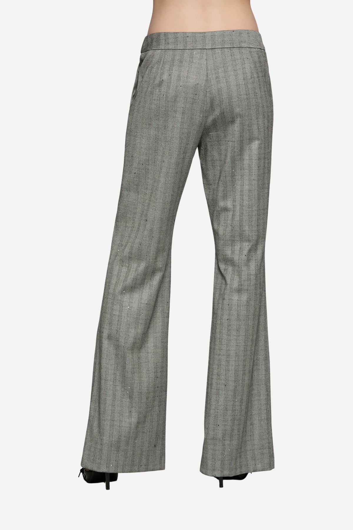 Panta RICKMAN vita alta con paillettes