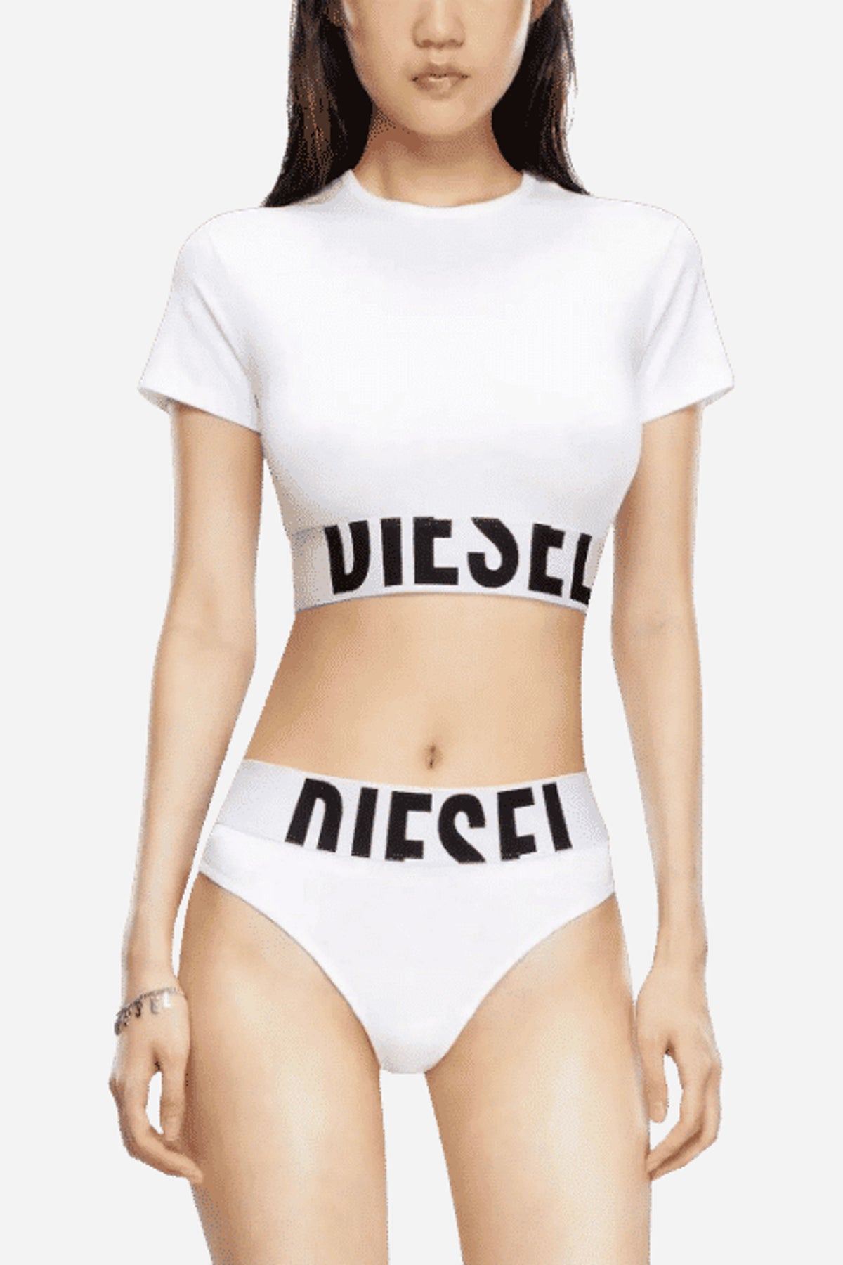 UFTEE-SPORT-CROPPED-T-SHIRT T-shirt corta cotone
