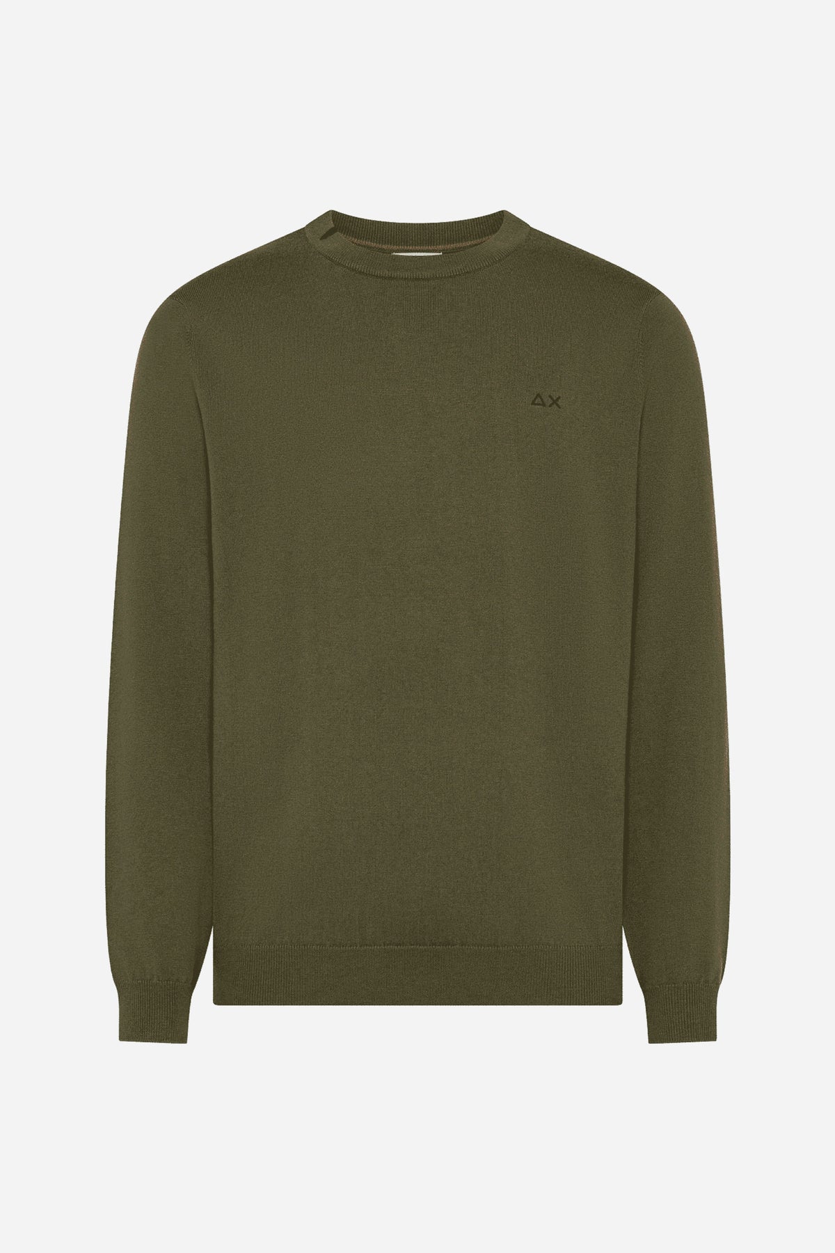 Sun68 Maglia girocollo in cotone e lana
