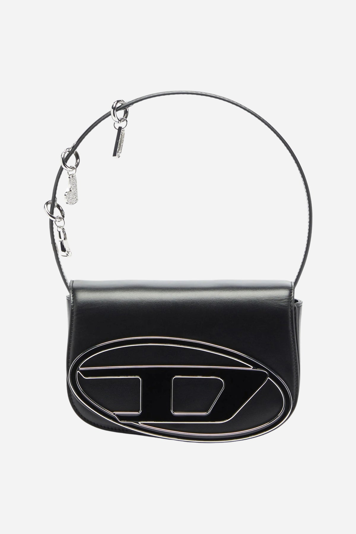 1DR Borsa a spalla in pelle con charms
