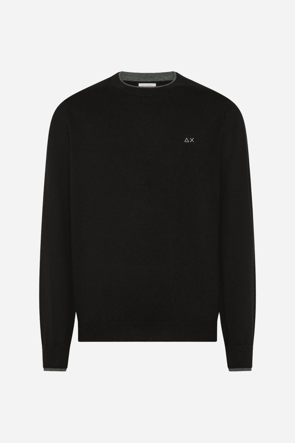 Maglia Sun68 girocollo cotone e lana