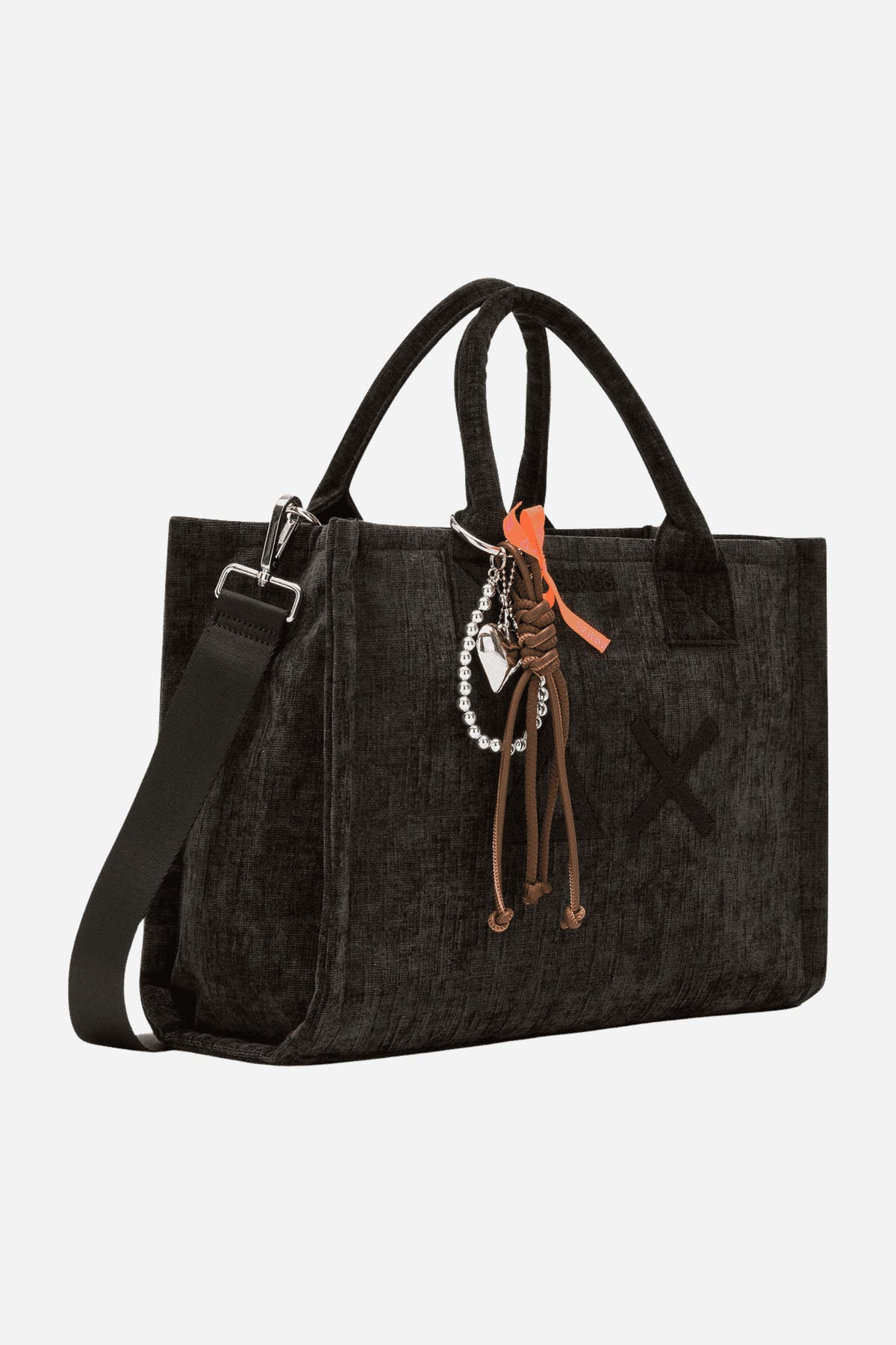 Cali Shopping bag media in velluto