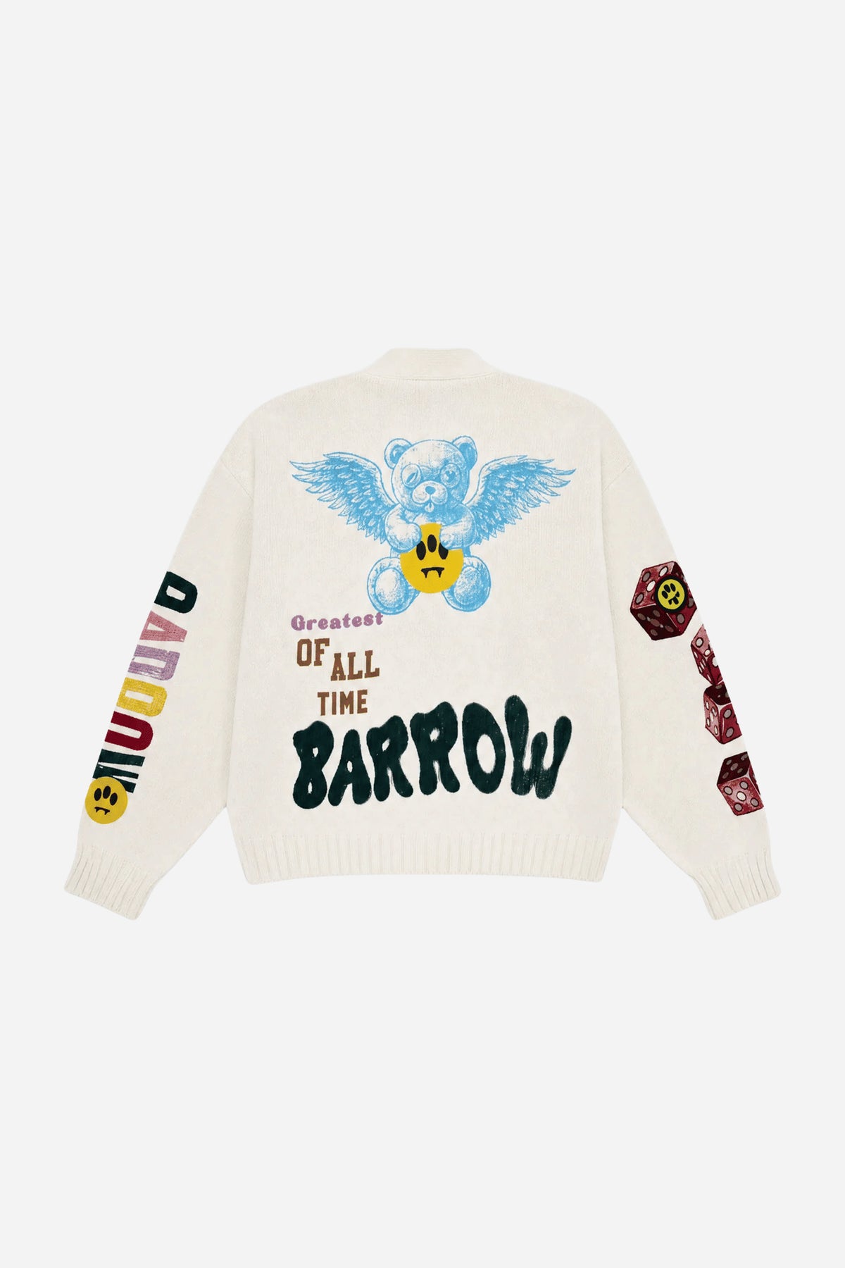 Cardigan Barrow misto lana fit morbido