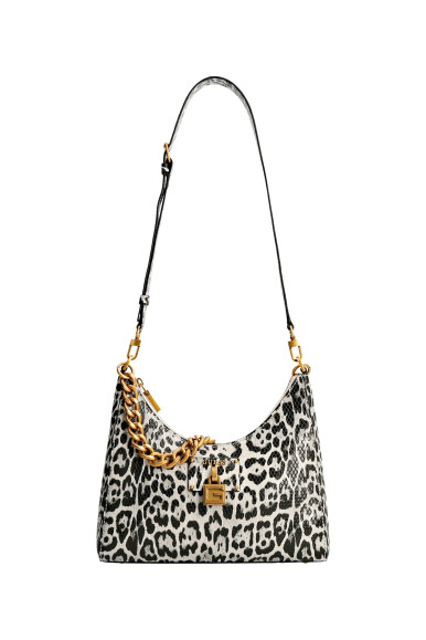 BORSA GUESS Hobo centre stage animalier