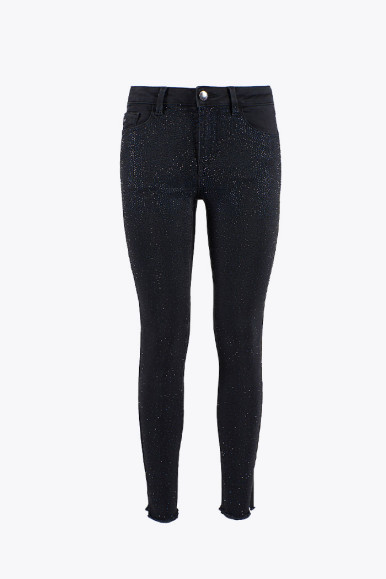 YES-ZEE JEANS STRASS P377-F701