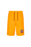Pantaloncini uomo EA7 arancione in tessuto tecnico 3RPS54