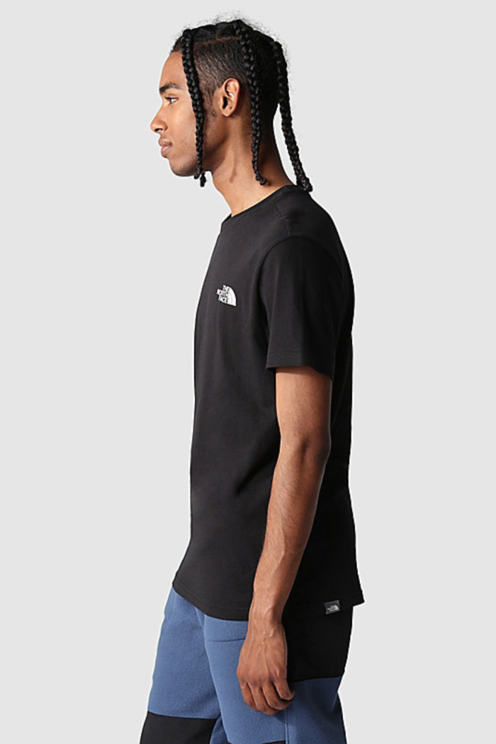 T-SHIRT NERA THE NORTH FACE LOGO BIANCO SIMPLE DOME