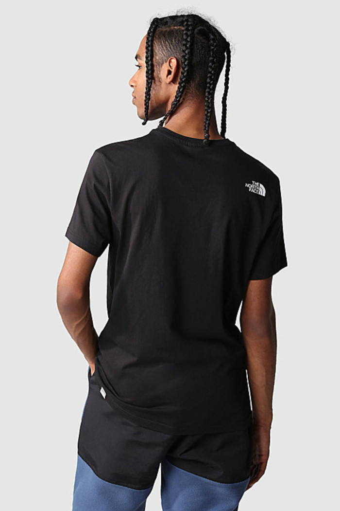 T-SHIRT NERA THE NORTH FACE LOGO BIANCO SIMPLE DOME