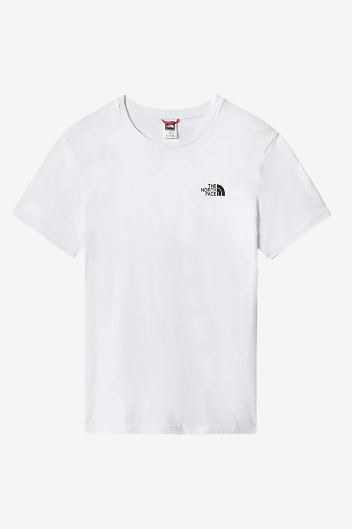 T-SHIRT BIANCO THE NORTH FACE LOGO NERO SIMPLE DOME