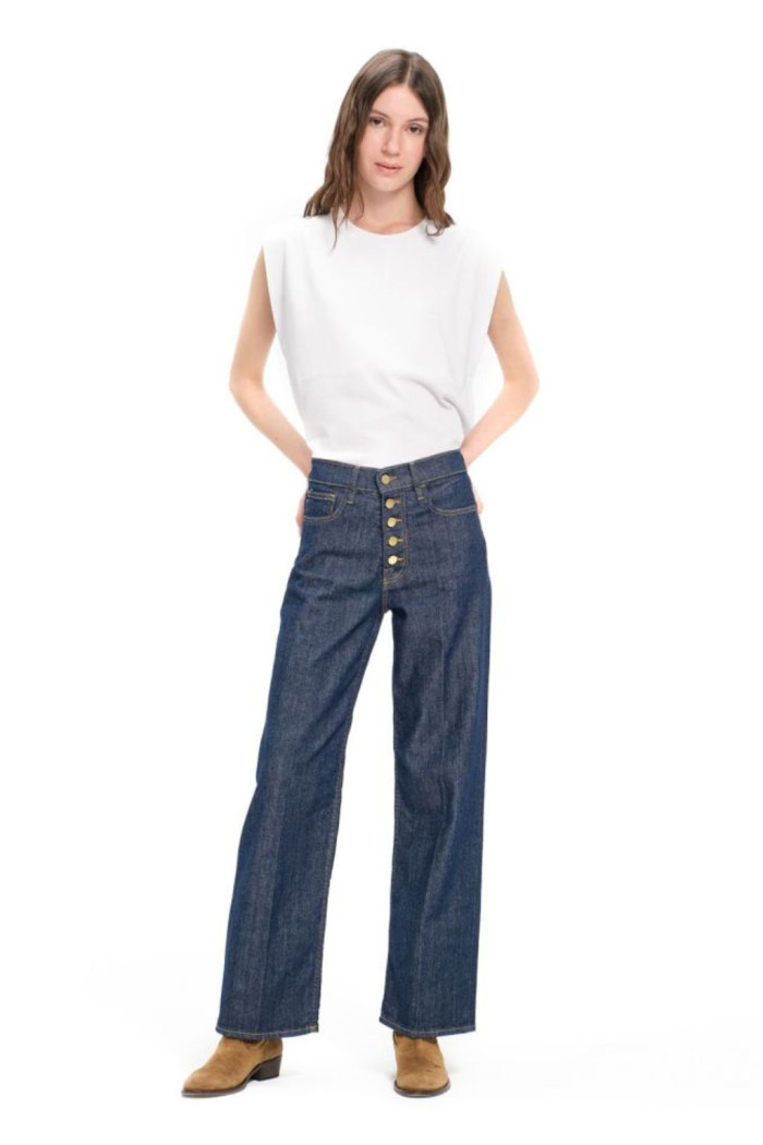 CYCLE JEANS A PALAZZO DENIM DONNA 549