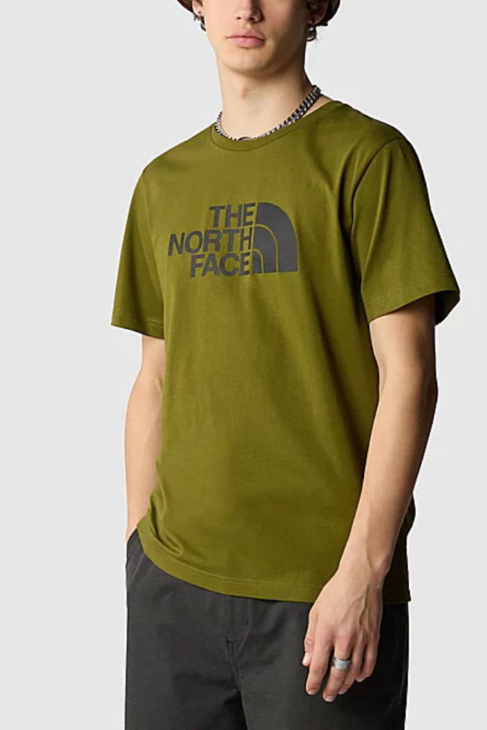 THE NORTH FACE T-SHIRT UOMO VERDE MILITARE EASY TEE