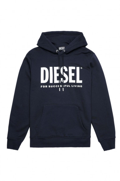 Blue man's Diesel S-Girk-Ecologic sweatshirt