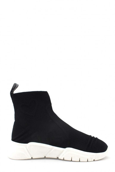 Black woman's Love Moschino boot sock 15023