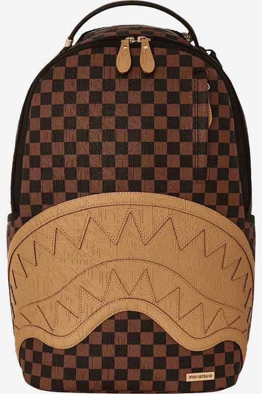 Sprayground Zaino EMBOSSED CHECK laptop