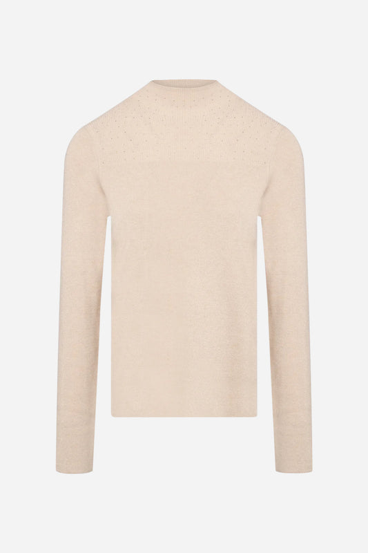 Maglia Fracomina regular collo alto lana lurex