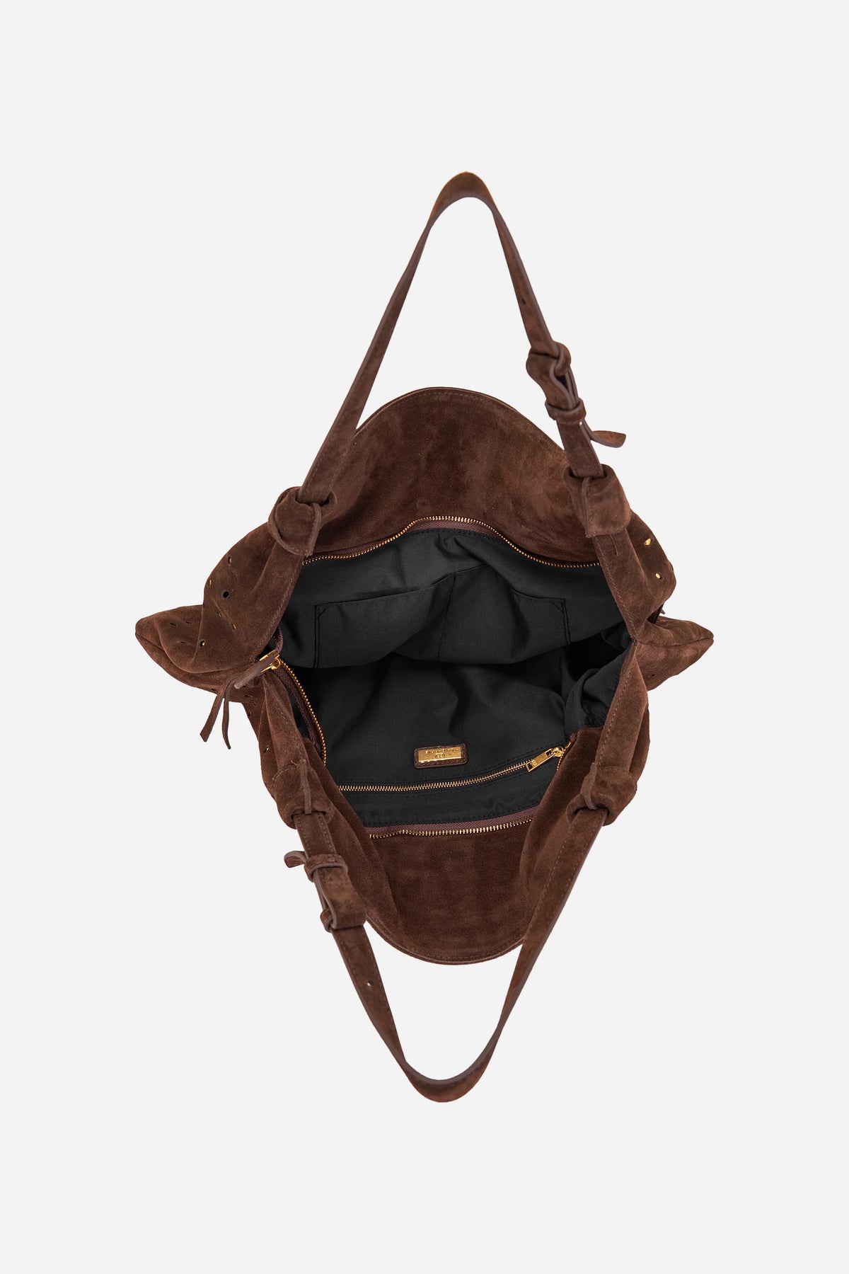 Metropolis Borsa shopping in suede traforata