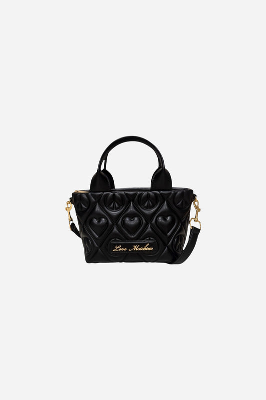 Love Moschino Borsa piccola a mano e a tracolla in rilievo