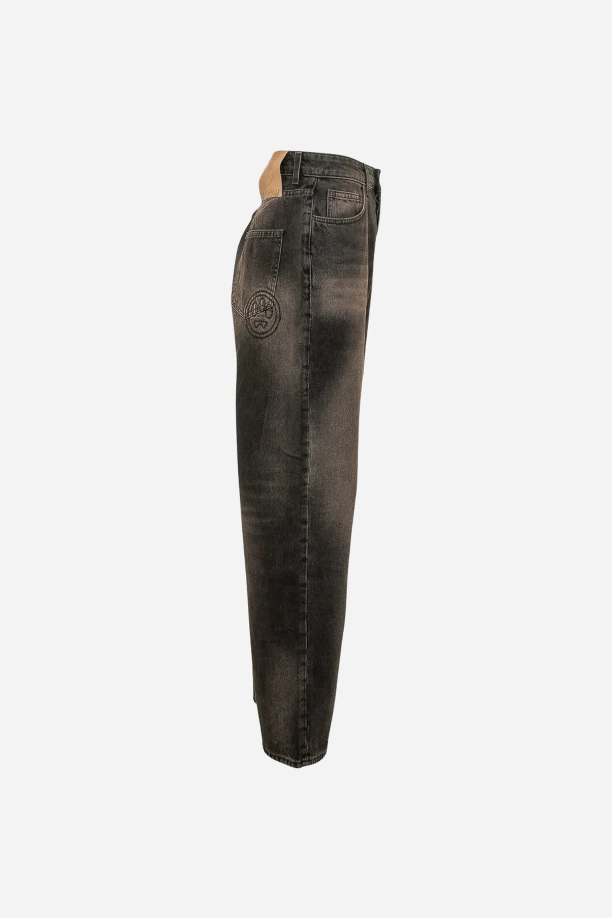 Jeans Barrow con logo effetto sbiadito
