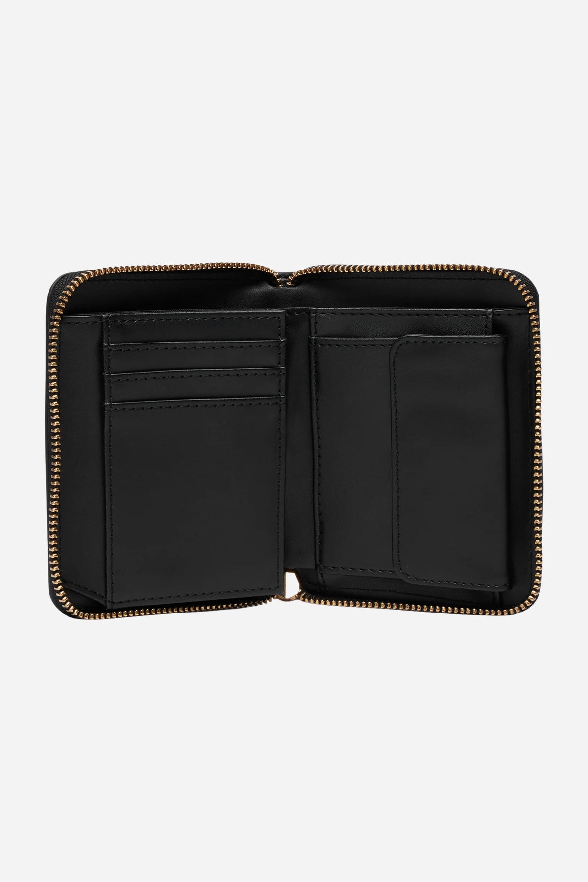 Portafoglio Love Moschino zip around trapuntato