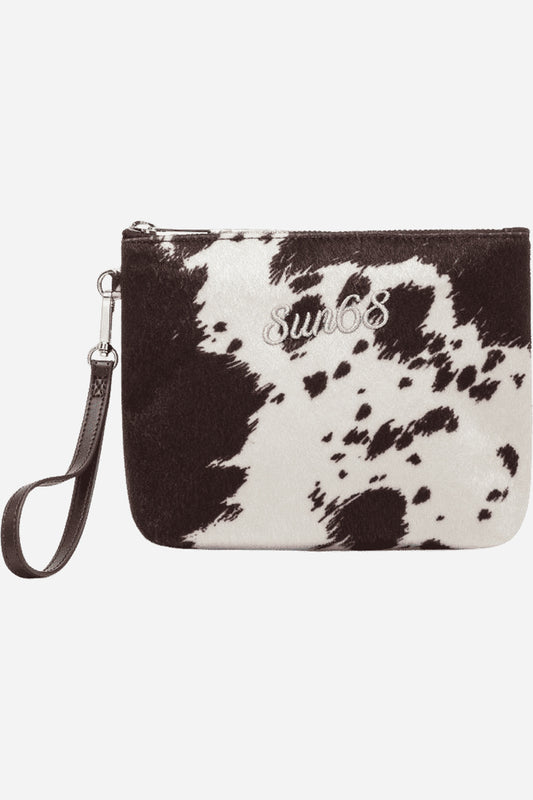 Sun68 mini pochette da polso animalier