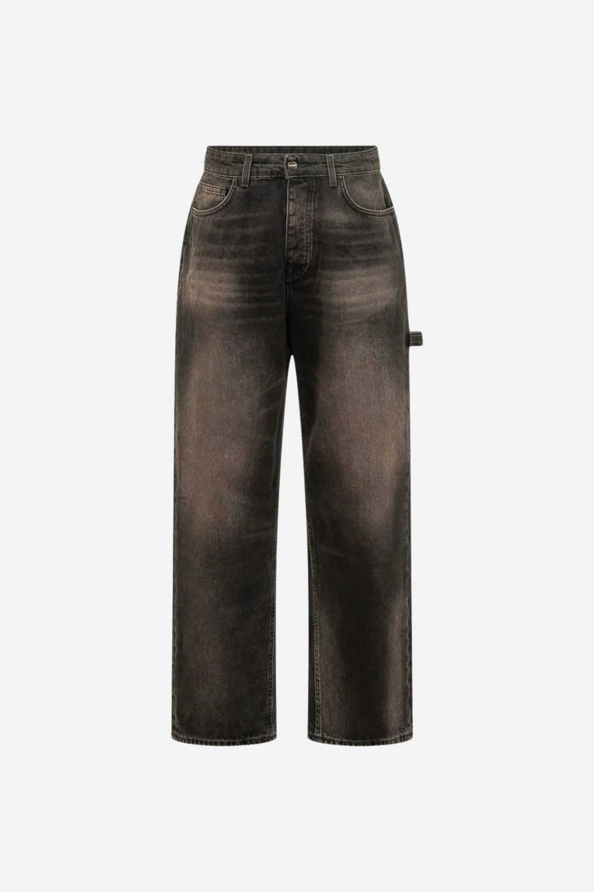 Jeans Barrow con logo effetto sbiadito