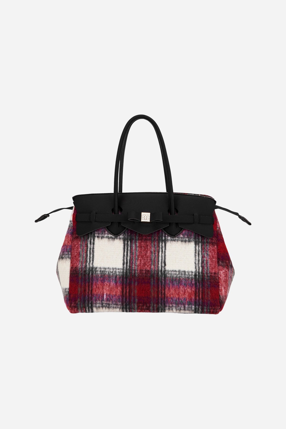 Miss Borsa shopping large in wool - Multi Black