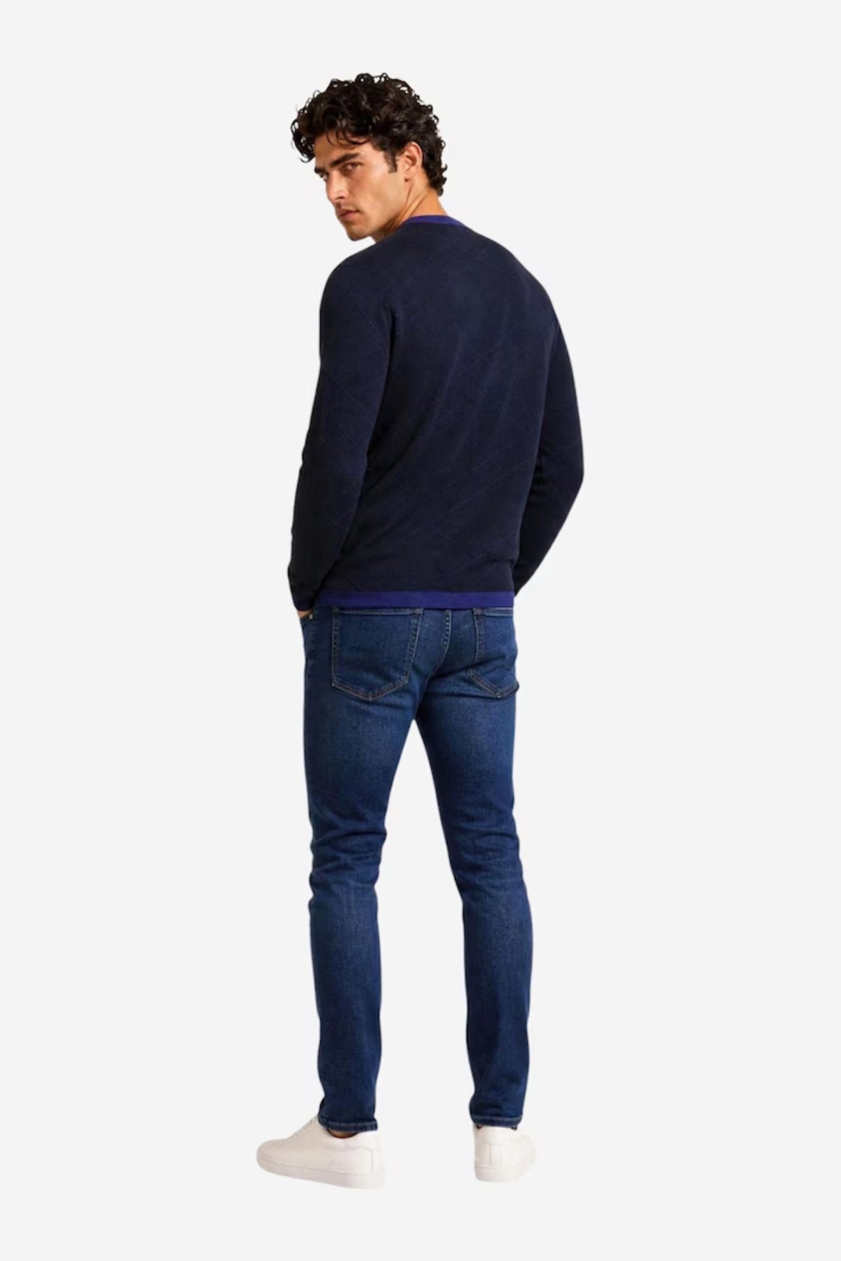 ARMANI EX PULL QUADRI XM003012 |1030602|