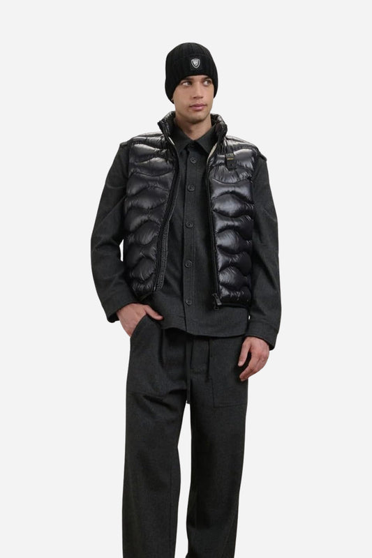 Blauer Piumino smanicato in nylon