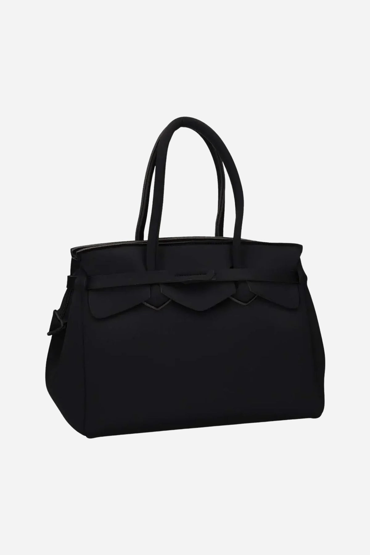 Miss Borsa shopping large in lycra - Nero