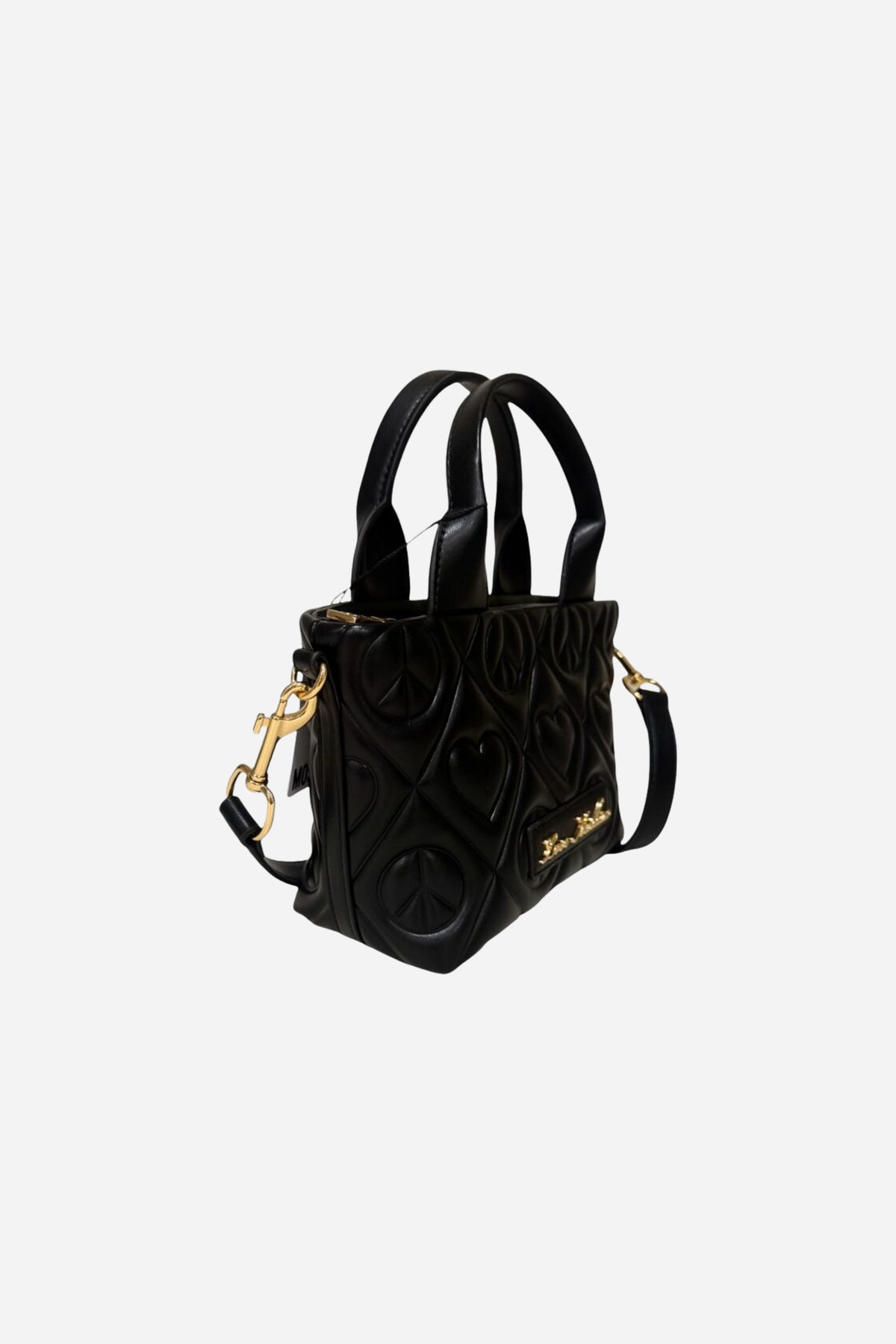 Love Moschino Borsa piccola a mano e a tracolla in rilievo