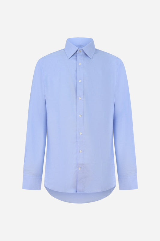 Michael Kors Camicia uomo slim microfantasia cotone