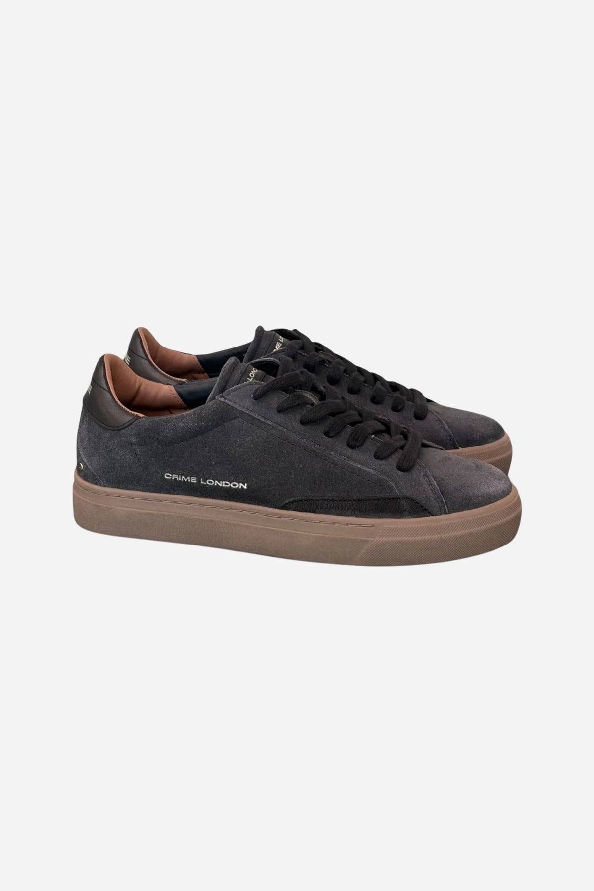 Sneaker Suede uomo in pelle - Antracite