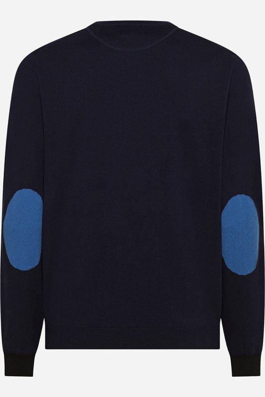 Maglia Sun68 girocollo misto lana cotone