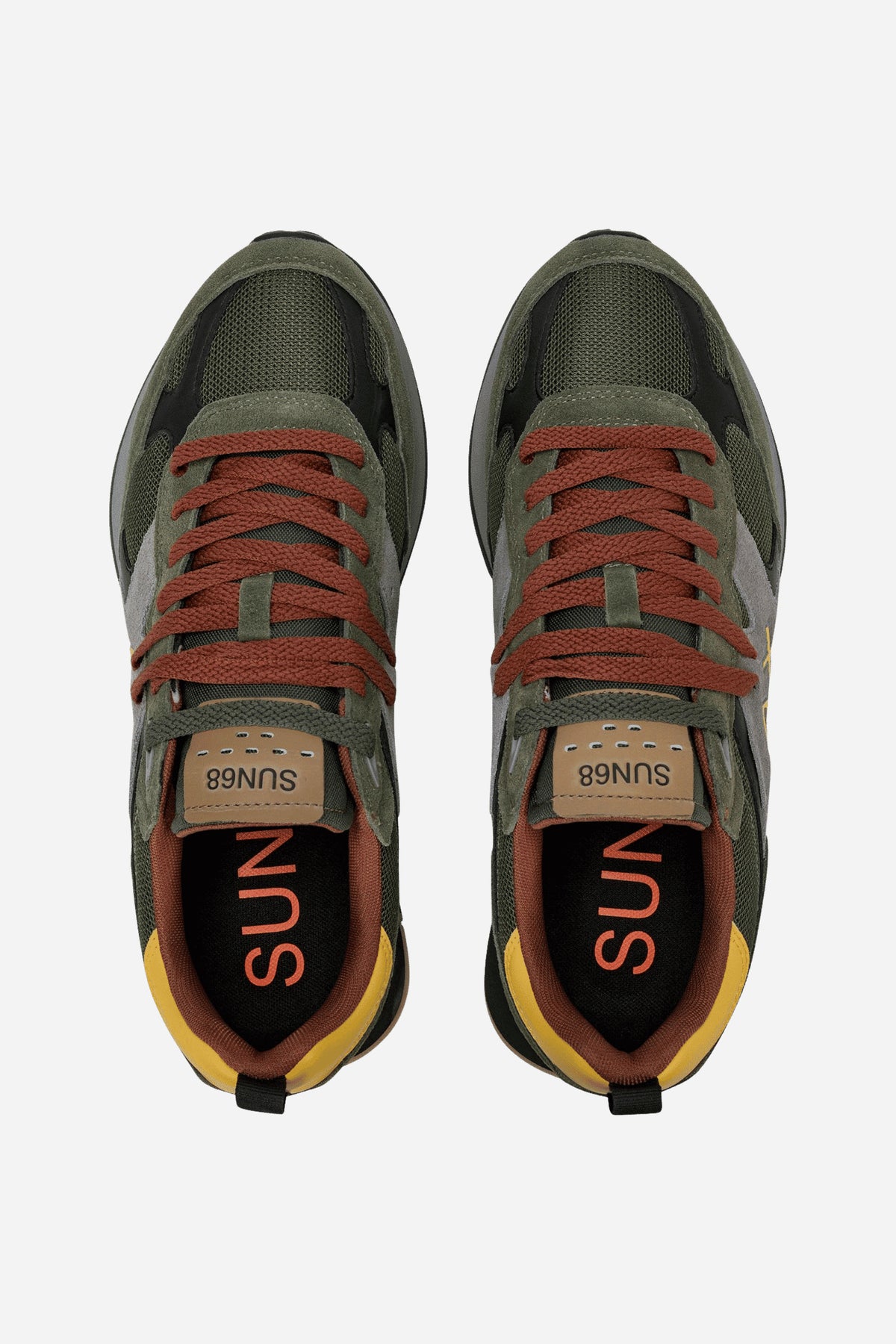 Sneaker Jaki Outdoor uomo in suede e nylon