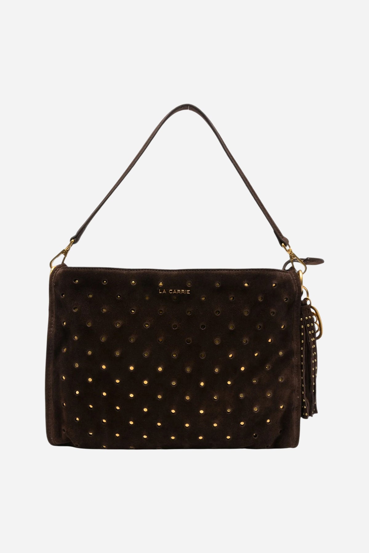 Downtown Borsa a spalla in pelle - Marrone scuro