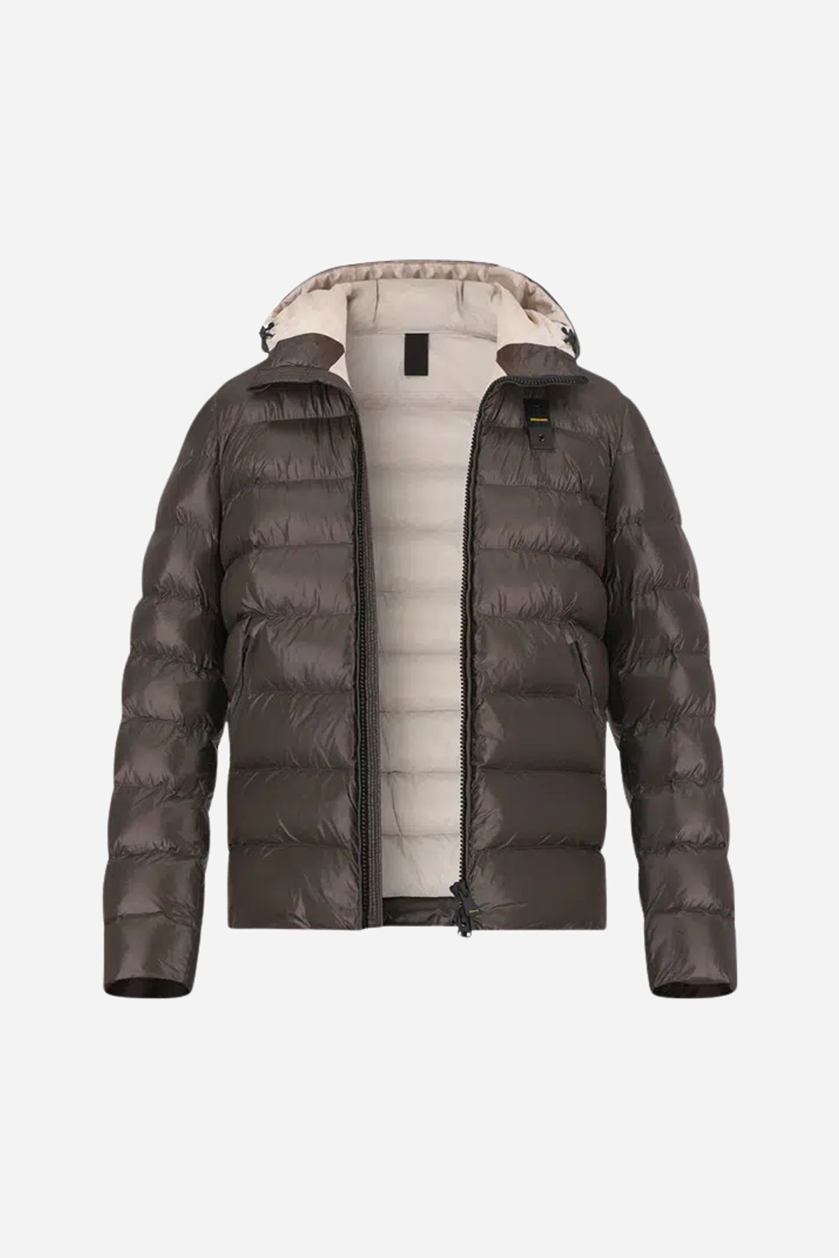 Giacca trapuntata Blauer in nylon Sorona - Marrone scuro-Beige